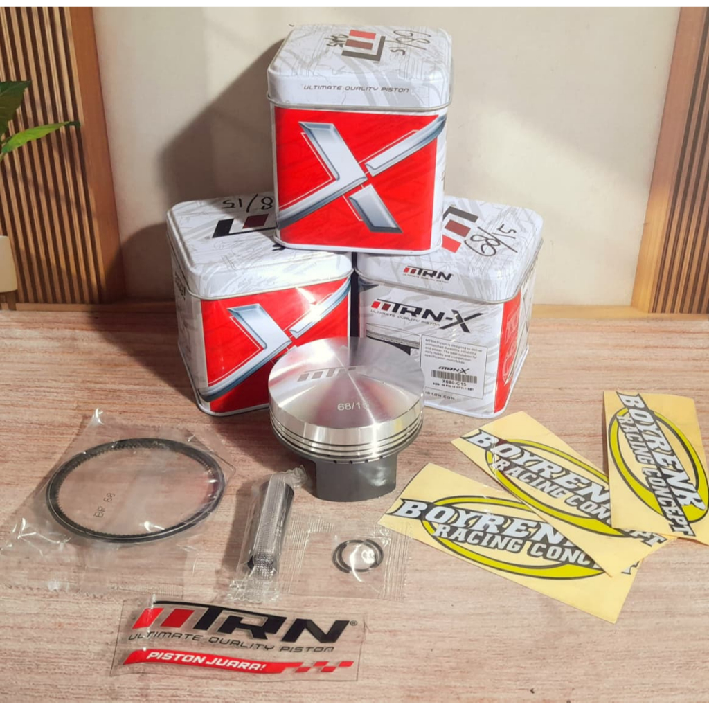 PISTON KIT SEHER SEKER MITRON X DOME MENTAH  68 PIN 14/15 - BOYRENK RACING