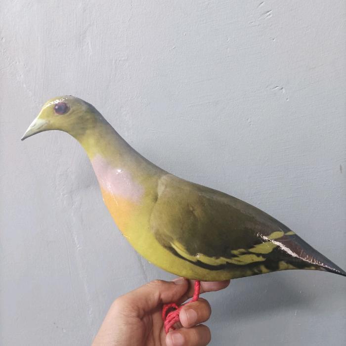 JONTROT BURUNG PUNAI DAUN PIKAT WALIK DAUN PATUNG BURUNG KATIK AMPUH MIRIP ASLI