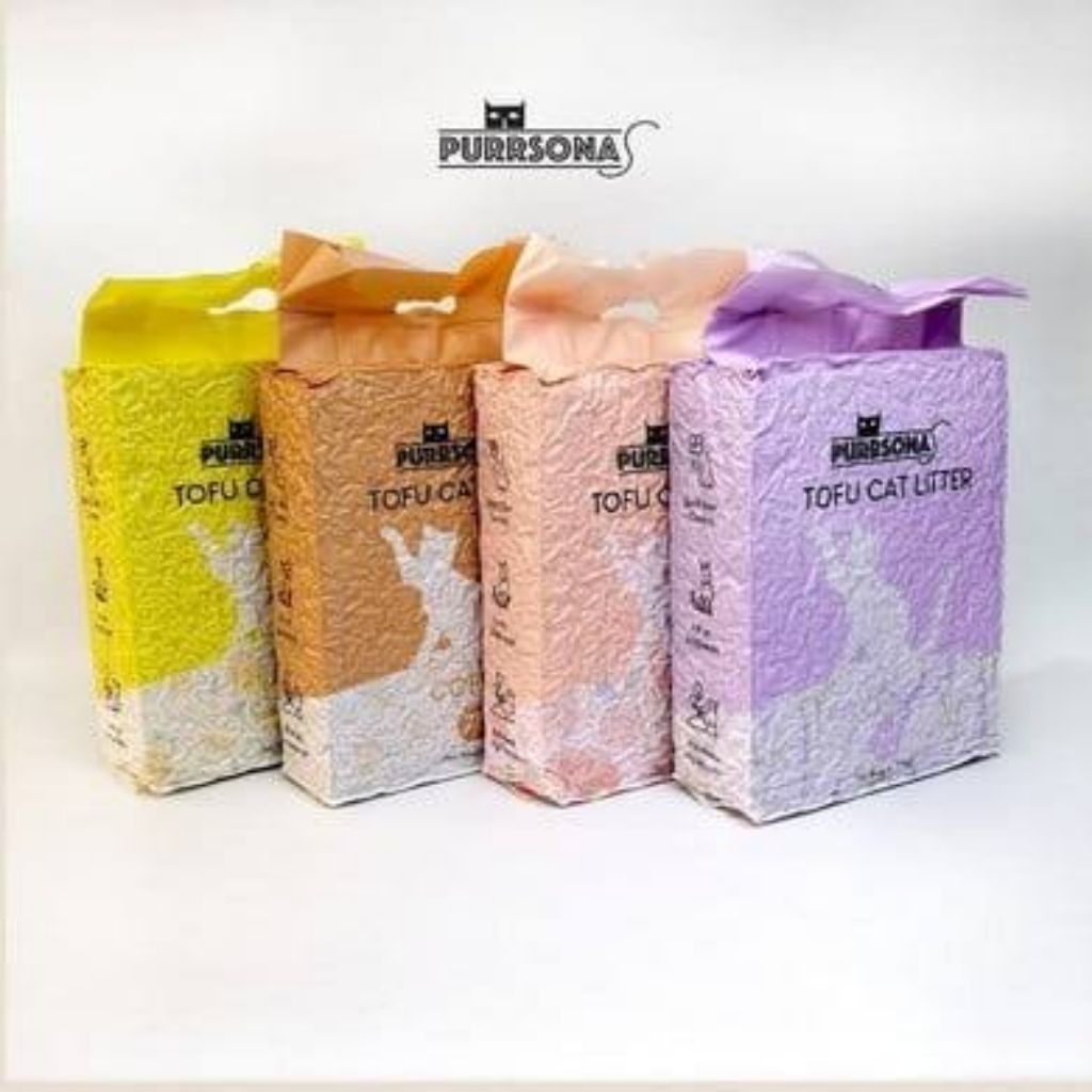 Pasir Tofu Purrsona 7L Pasir Kucing Pasir Tofu Kucing Pasir Gumpal Tofu Pasir Purrsona Arthacat Prem
