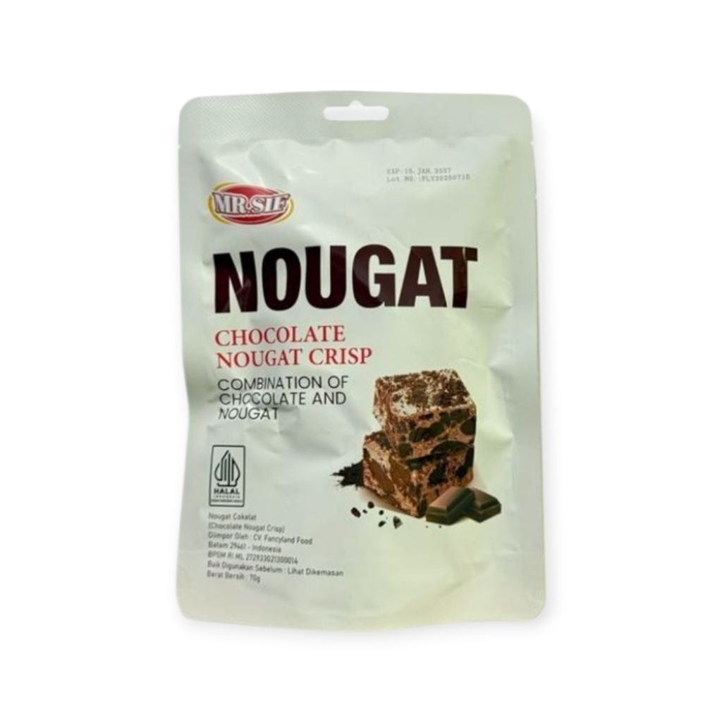 Mr.sif Nougat Chocolate Crisp 70g