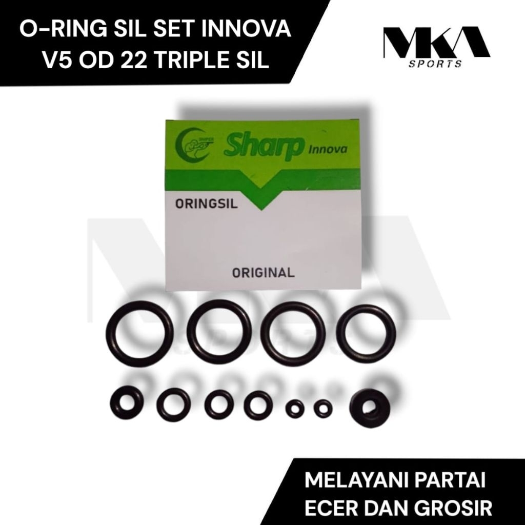sil set Sharp inovva OD 22 dan acee OD 25 bahan tebal berkualitas dan cocok untuk semua