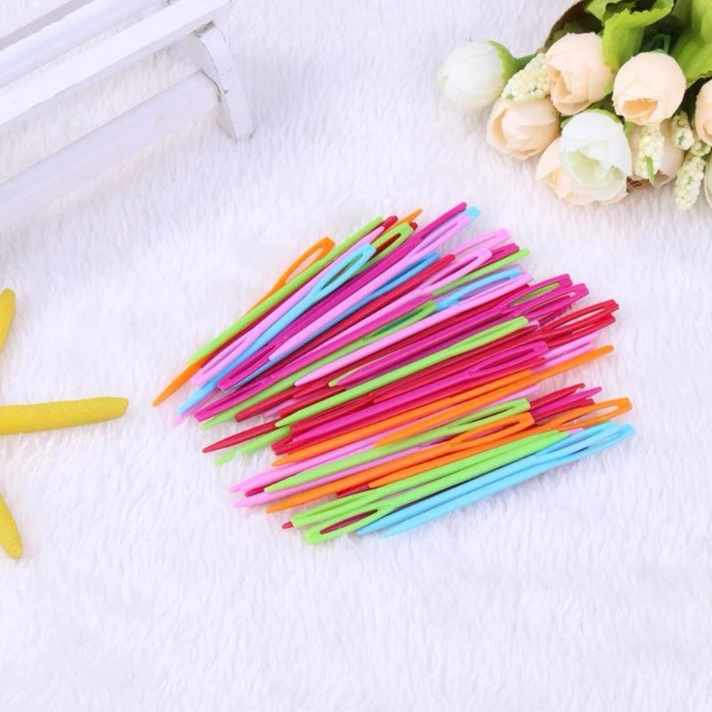 [BenangRajutMedan] Jarum Jahit Plastik Crochet Hooks Jarum Tapestry Rajut