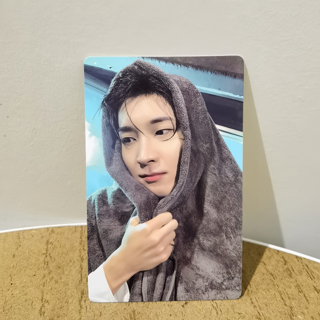 Official pob weverse photocard wonwoo handuk seventeen photocard wonwoo pundung spill the feels wonw