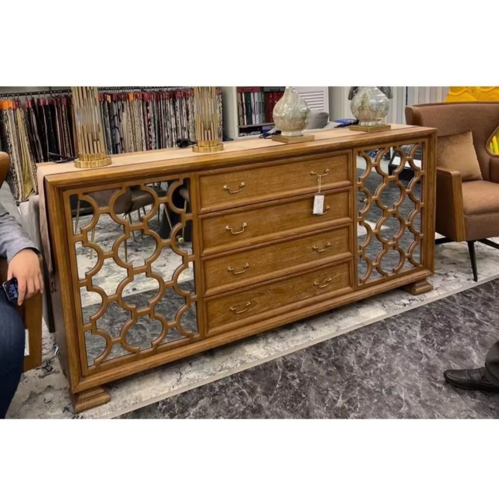 Bufet kaca kayu jati,bufet kayu jati jepara,bufet jati