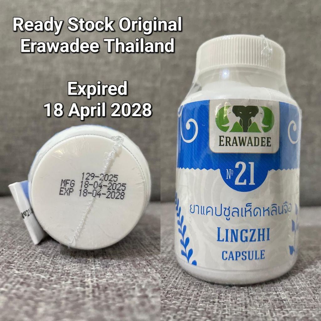Erawadee 21 Jamur Lingzhi (Reishi) Original Thailand