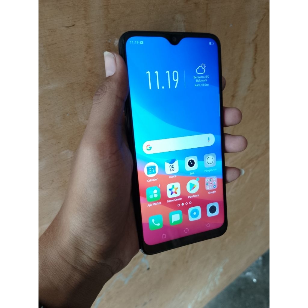 oppo a5s ram 3/32 warna hitam second