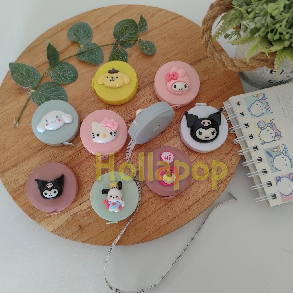 HOP Meteran Mini Baju Jahit Badan   Motif Karakter Lucu Anak Cartoon Kartun