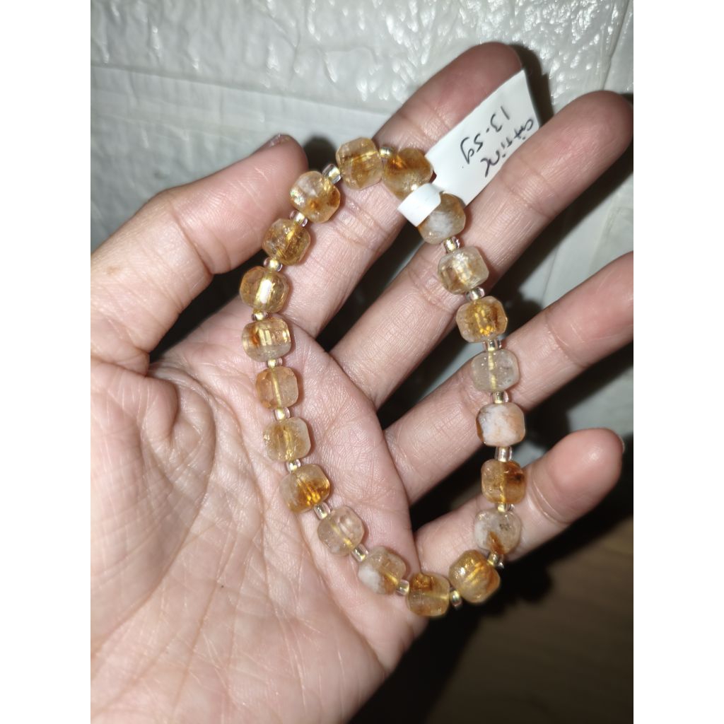 GELANG BERSERTIFIKAT CRYSTAL CITRINE