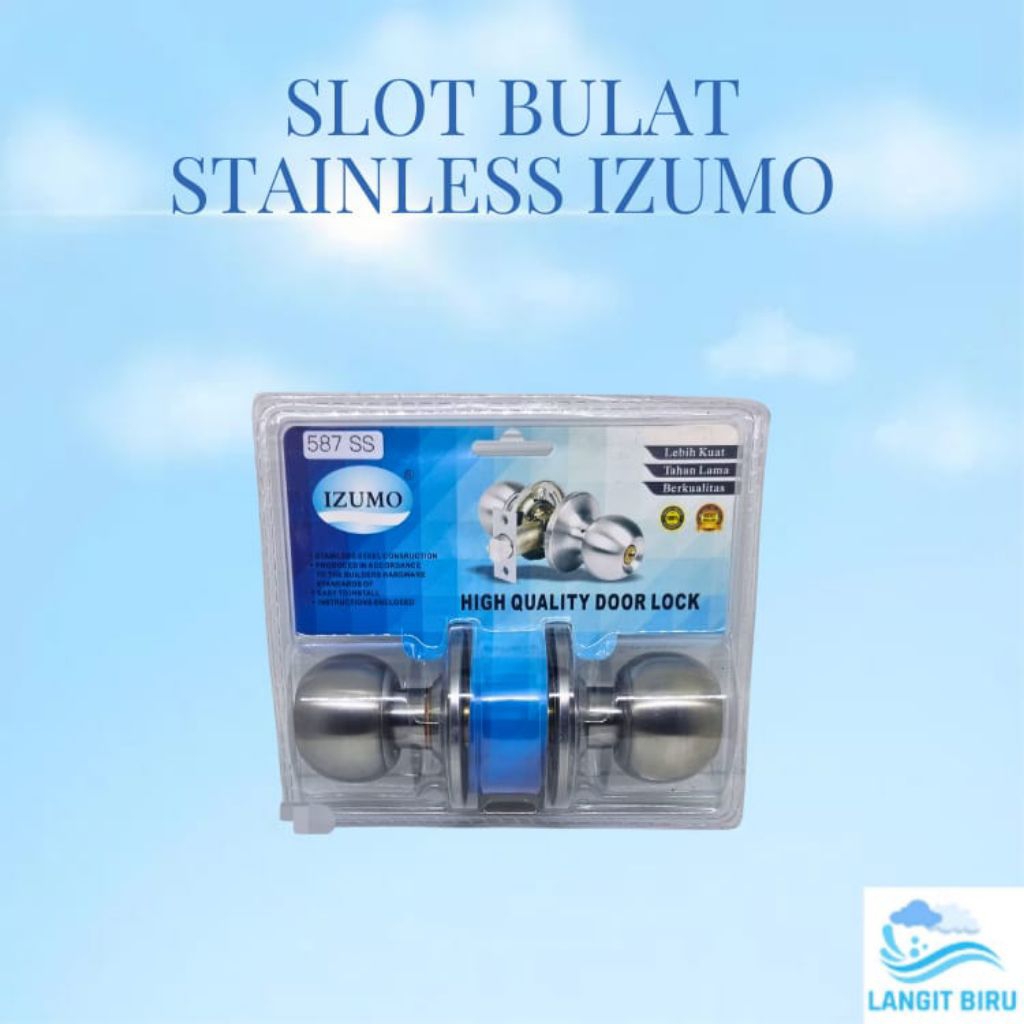 pintu/pegangan pintu stainless izumo kamar mandi