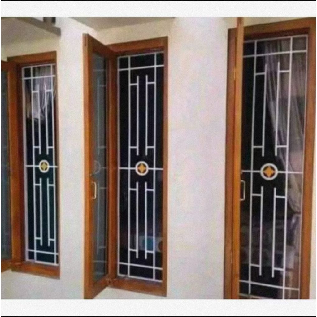 jendela teralis minimalis pengaman rumah ukuran 133×33
