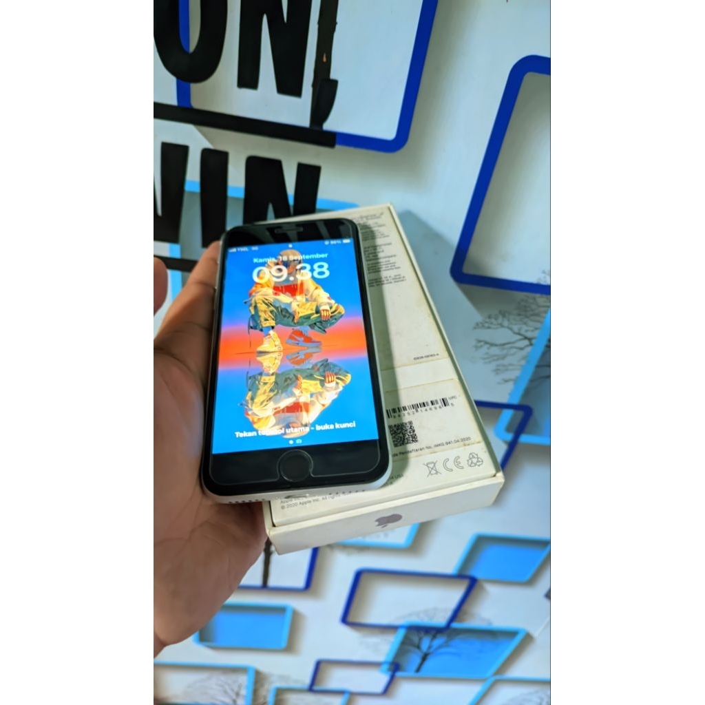 hp second iphone se 2020 128gb resmi ibox