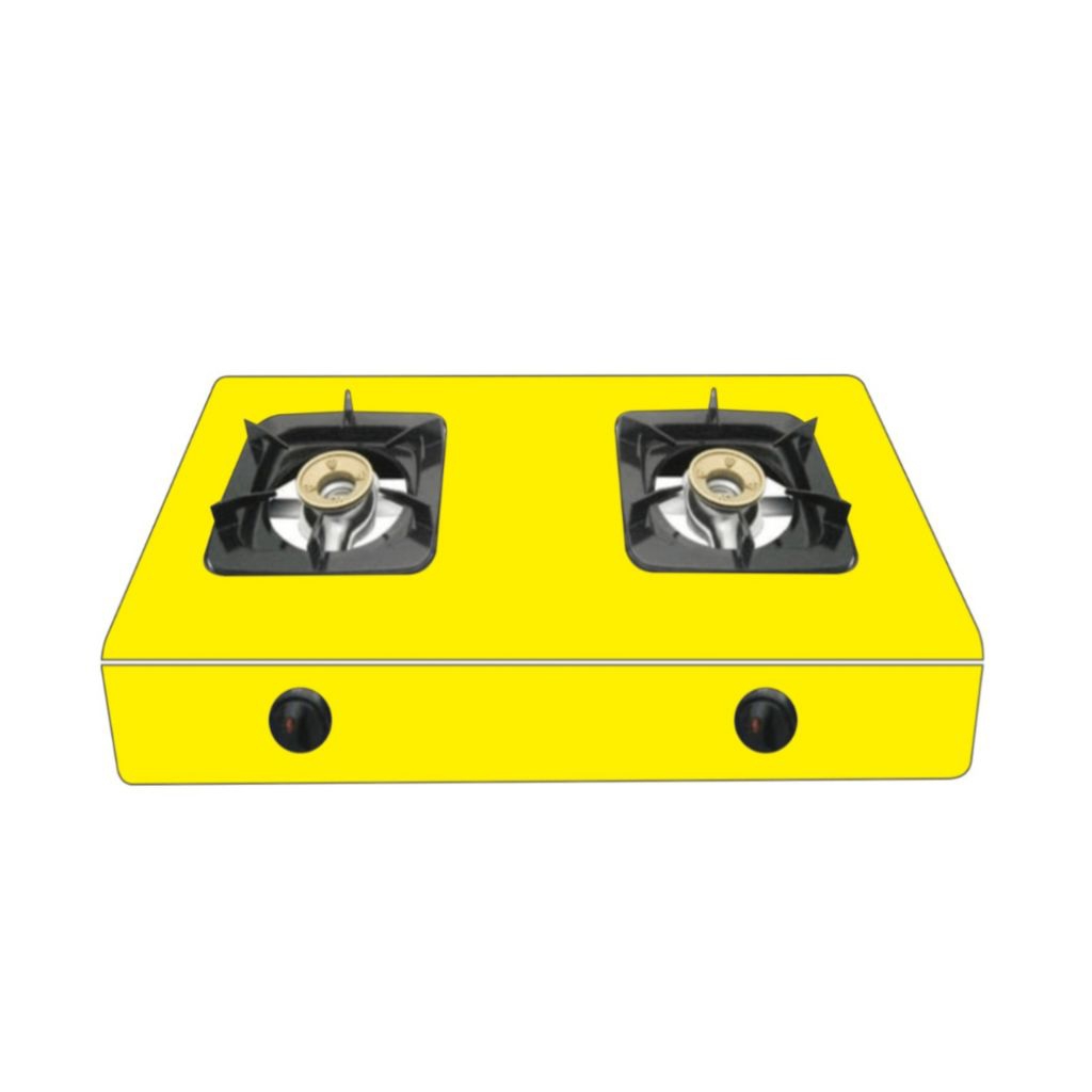 Stiker Kompor 2 Tungku Motif Warna Polos Laris