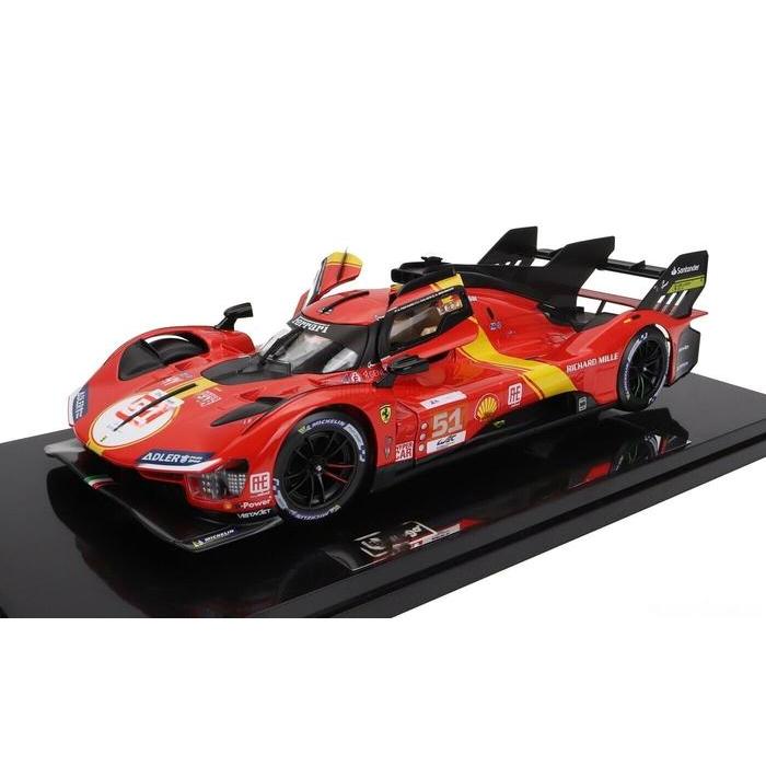 ASLI ASLI Bburago Deluxe 1/18 2023 Ferrari 499P Le Mans Diecast
