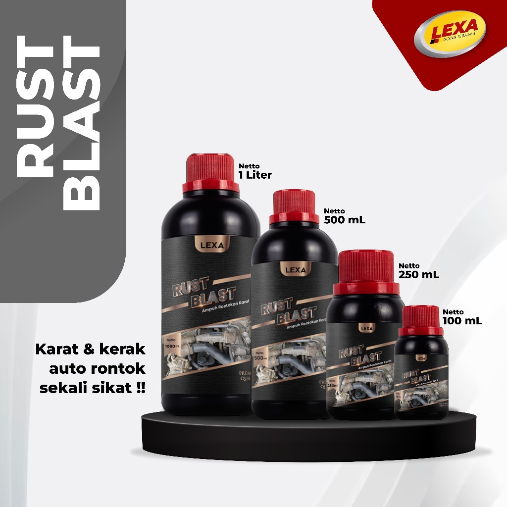 LEXA Rust Remover  Rust Blast Penghilang Karat Dan Kerak