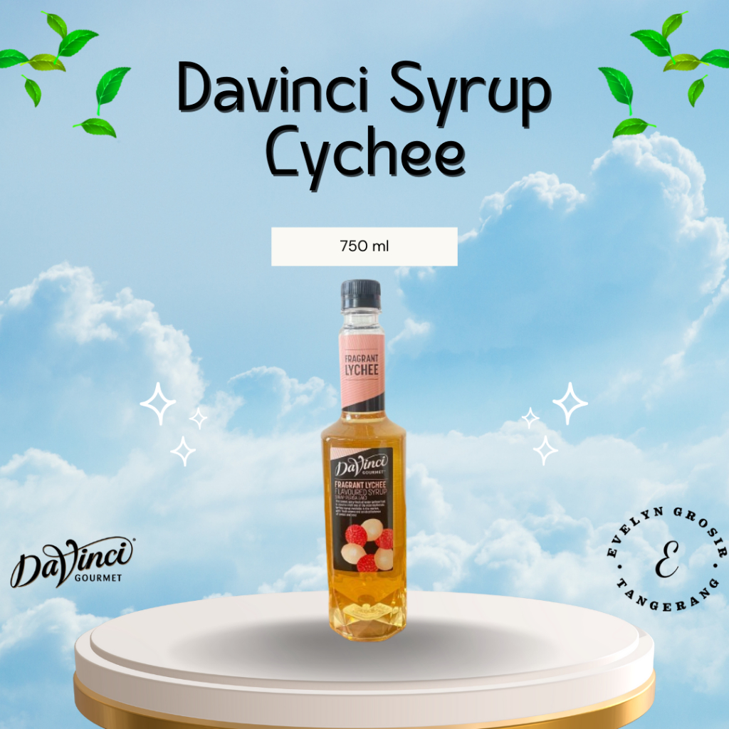 Davinci Syrup Fragrant Lychee 750 ml - Sirup Rasa Leci