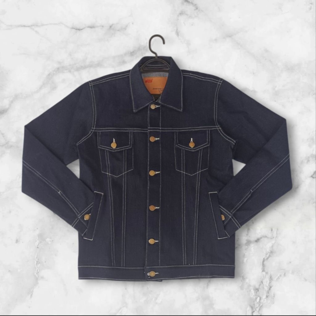 jacket DENIM BLUE BLACK PREMIUM 14 Oz