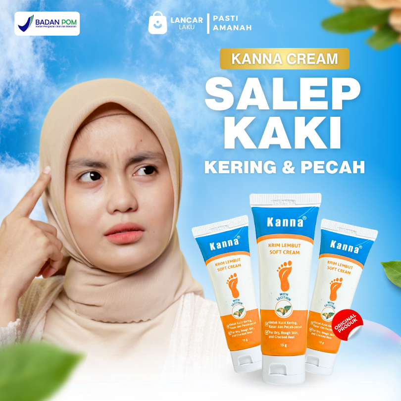 [ASLI] Pembersih Tumit Pecah Kasar Ampuh Kana Kaki Pecah Pecah - Obat Krim Salep Kaki Pecah Pecah Da