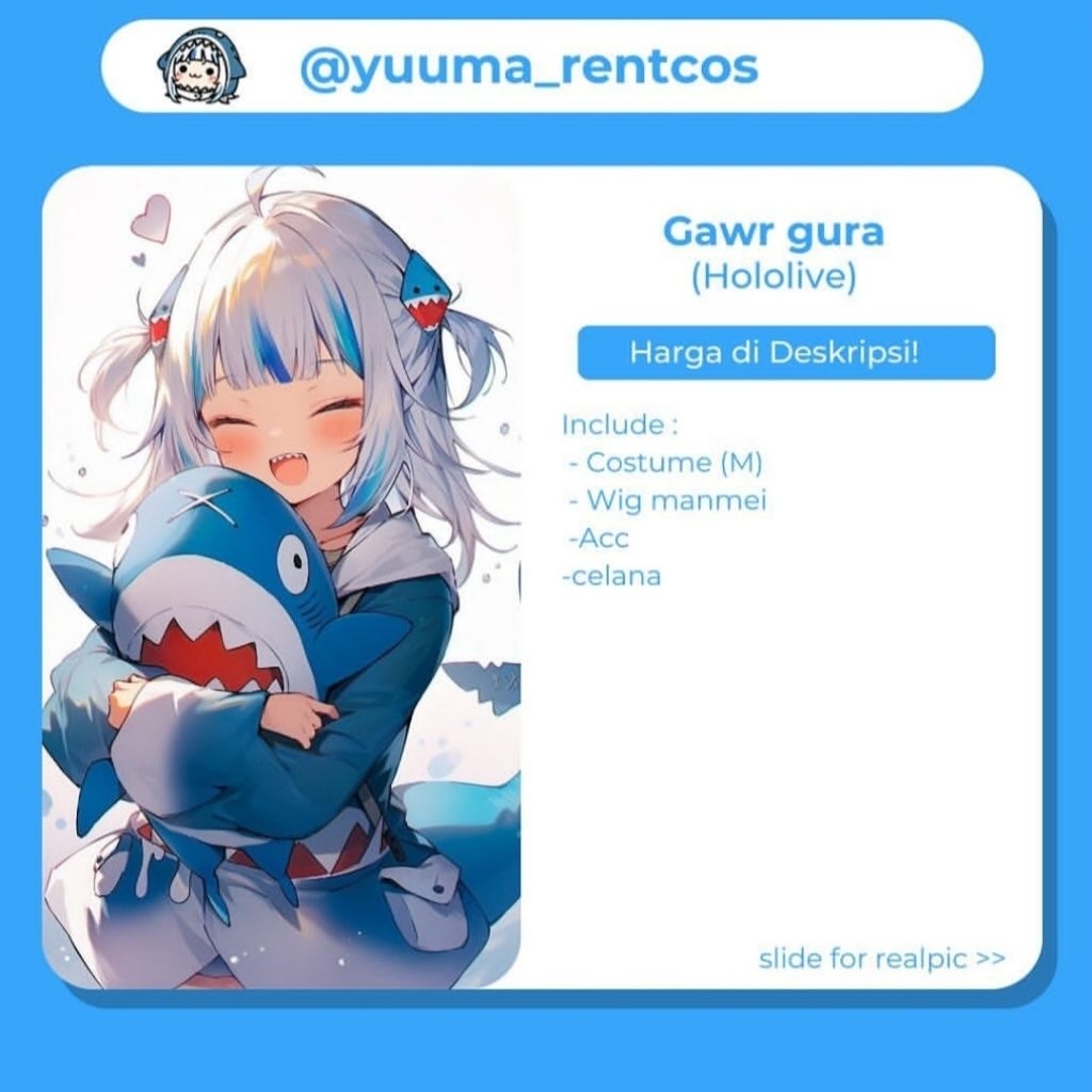 Rental gawr gura