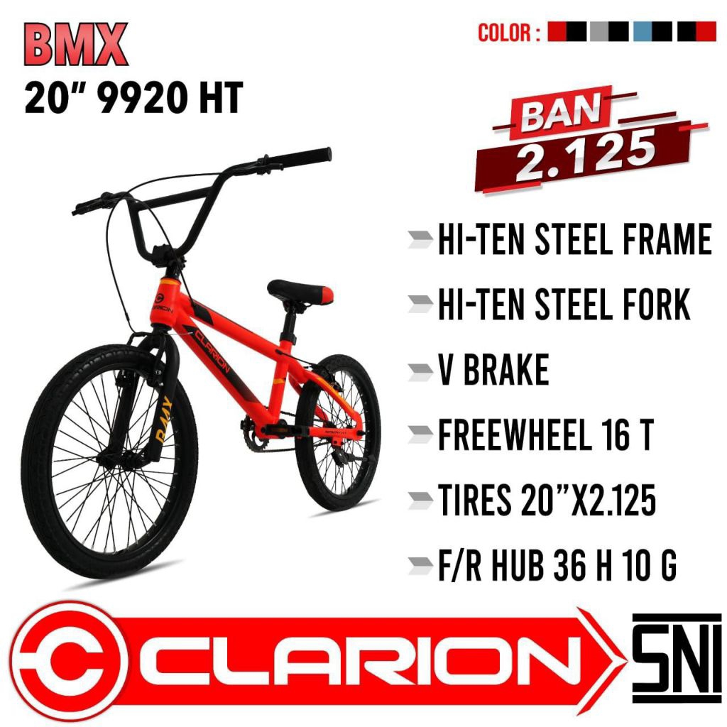 SEPEDA BMX ANAK 20 INCH CLARION 9920 HT BY PACIFIC 20" ASLI ORIGINAL MURAH SURABAYA 8 TAHUN KEATAS