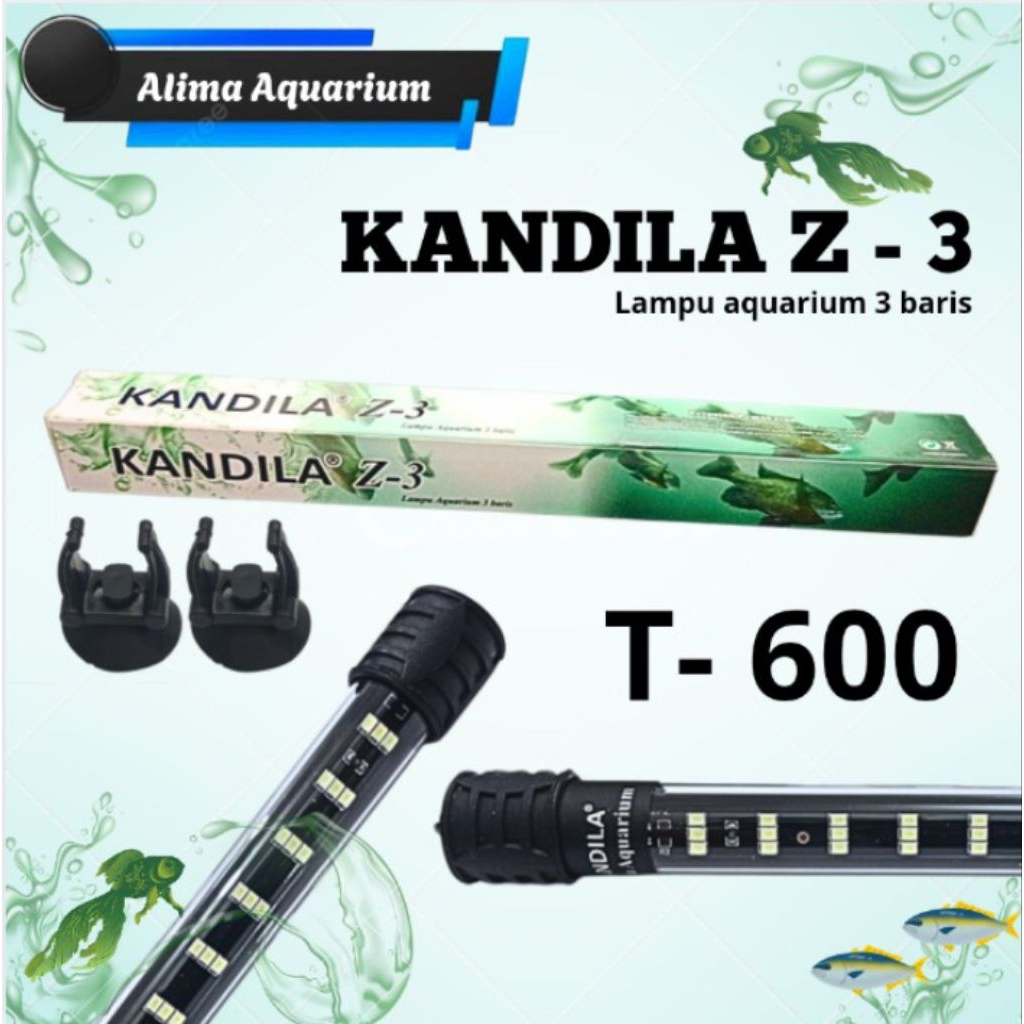 LAMPU KANDILA Z3 T 600 LED AQUARIUM AQUASCAPE