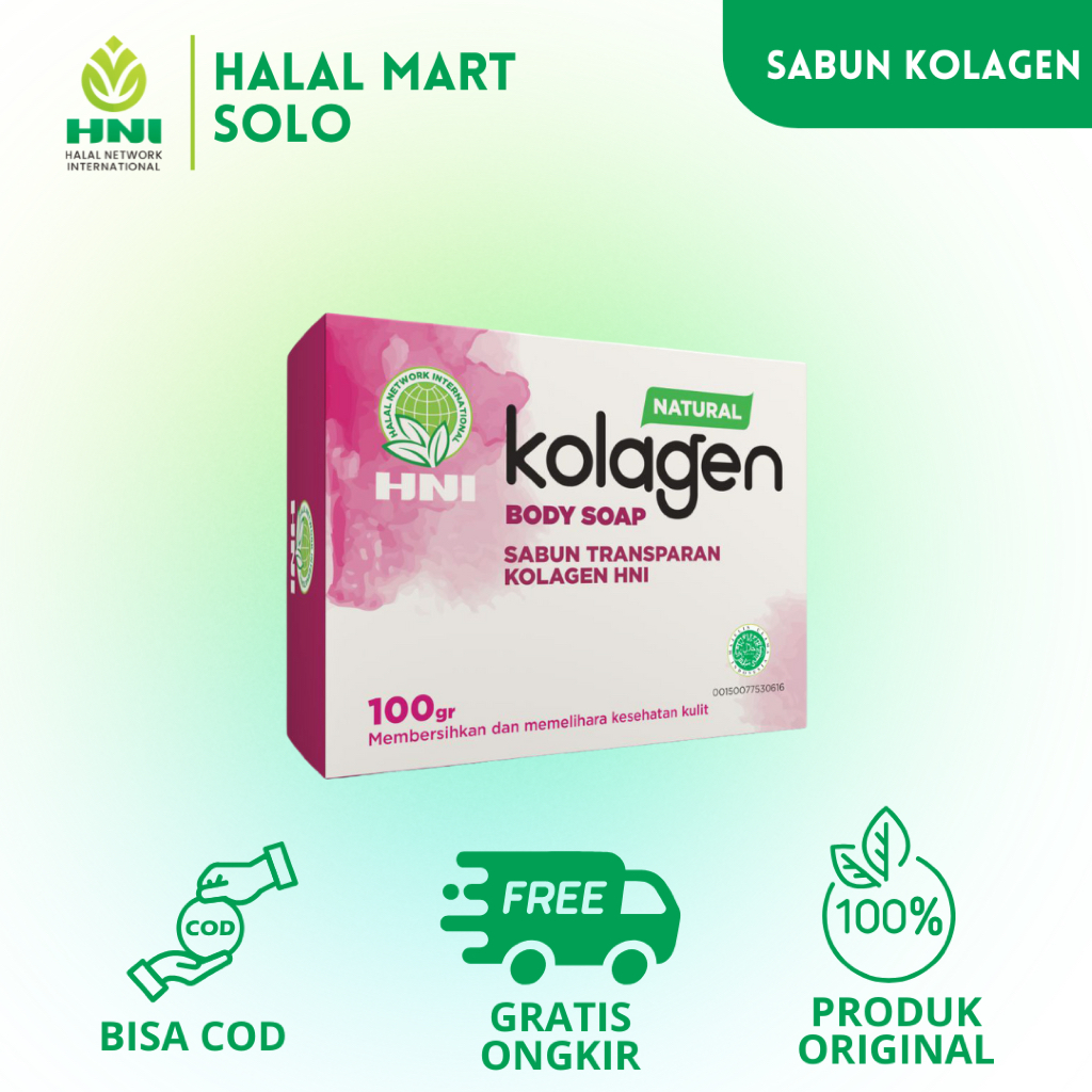 Sabun Kolagen HNI - Pemutih Kulit - Sabun Kolagen Asli Original HNI