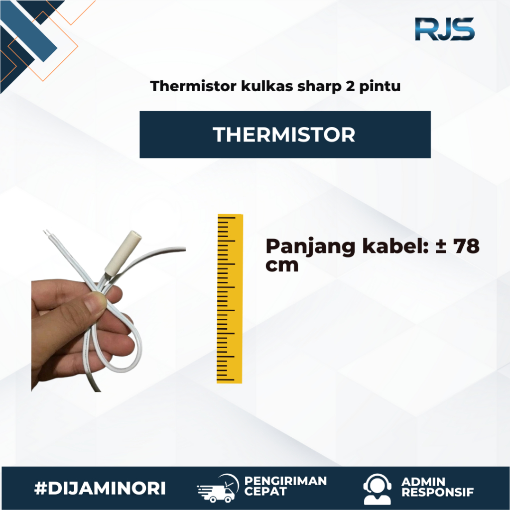 Thermistor kulkas sharp 2 pintu Original