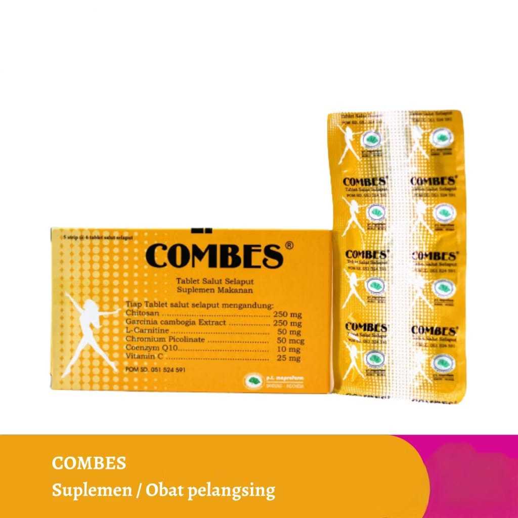 Combes Obat Pelangsing - Suplemen Diet - Menurunkan Berat Badan