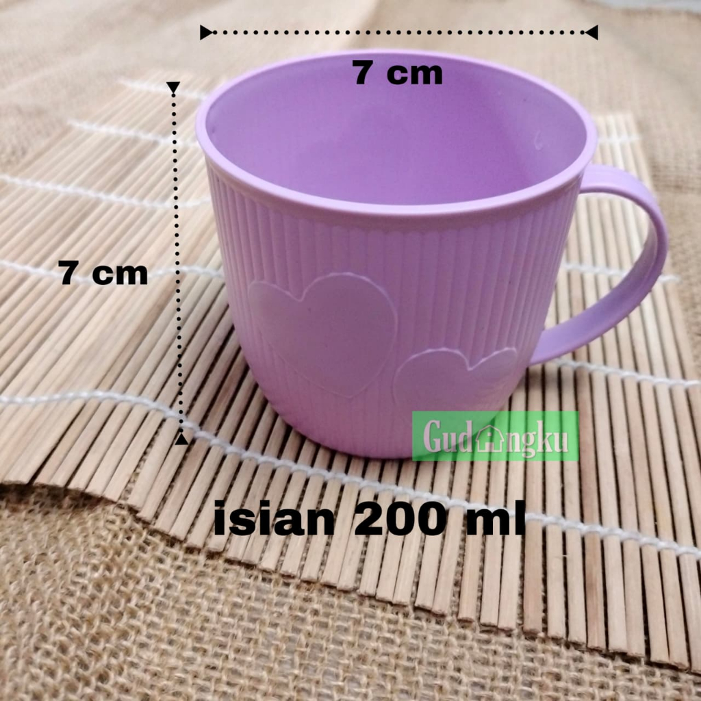 Gelas Karla Plastik 200 ML