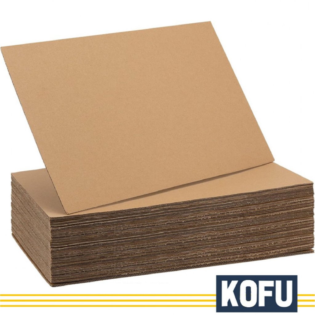 

45x45 Karton Lembaran Kardus Corrugated Sheet single wall | Packing, Alas, Proteksi Barang, Tebal
