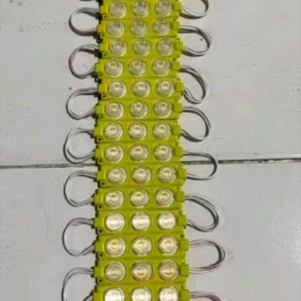 lampu LED 3 mata jumbo 3 watt 12 volt warna per biji