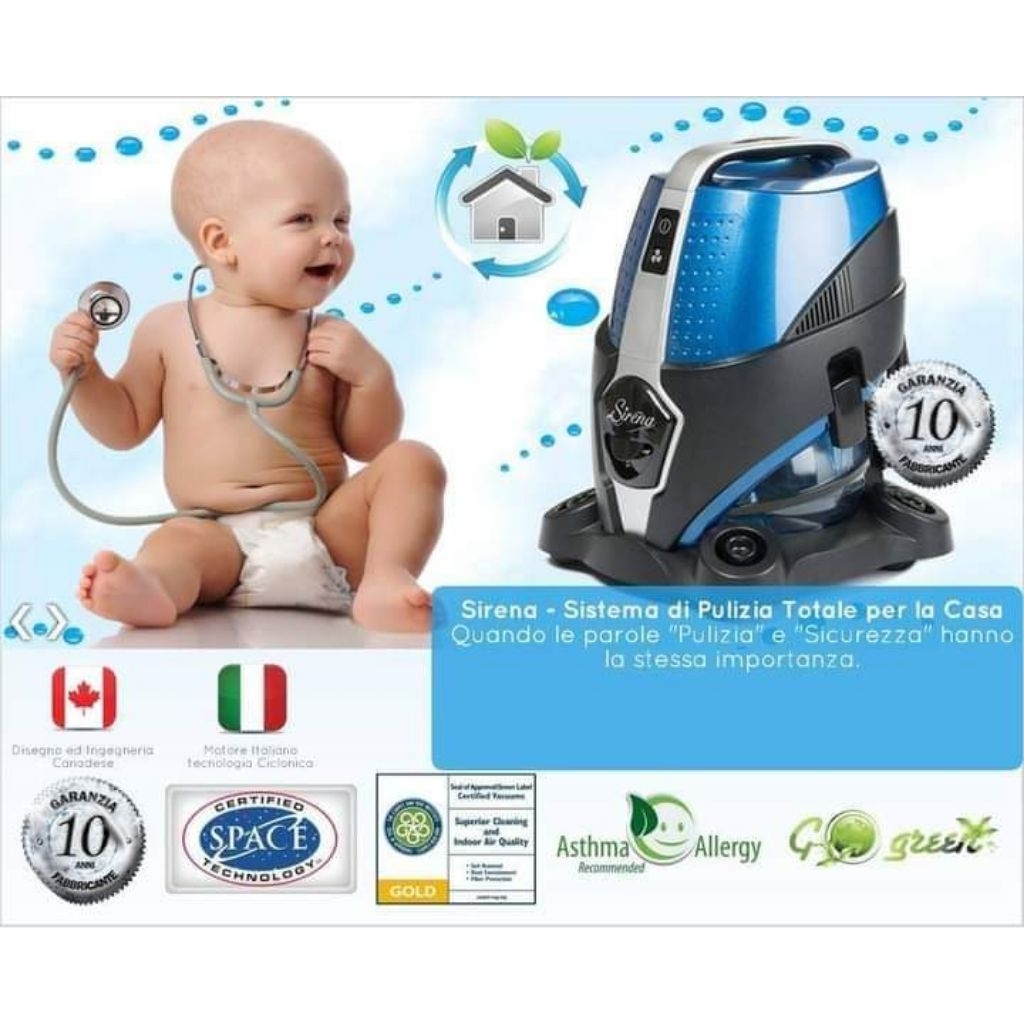 VACUUM TUNGAU SIRENA HYDRO CLEANER