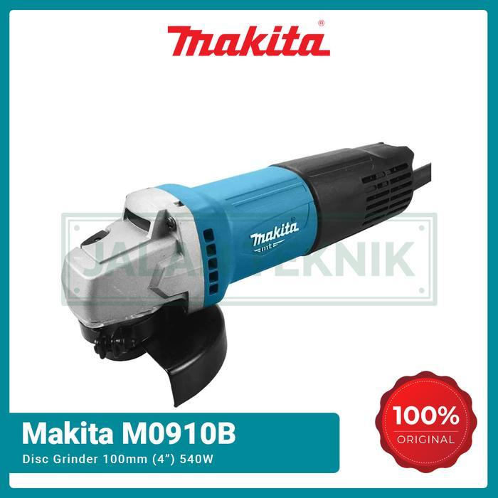 Gerinda Tangan Makita M0910B Grinder 4" Toggle Switch Makita M 0910 B