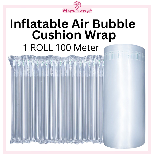 

Air Inflatable Poly Air Bubble Cushion Wrap Plastik Packing Udara Tebal Anti Pecah U23