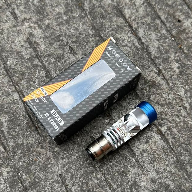 1PC LAMPU UTAMA H4 Led Projector Headlight Lens 20W MOTOR DAN MOBIL ORIGINAL MOSCOW LAMPU UTAMA BILE