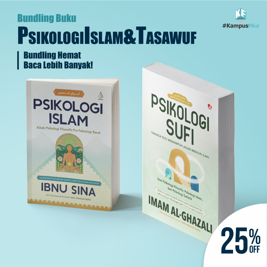 KampusFiksi - Bundling Buku Kajian Psikologi Klasik dan Sufi - Psikologi Sufi & Islam