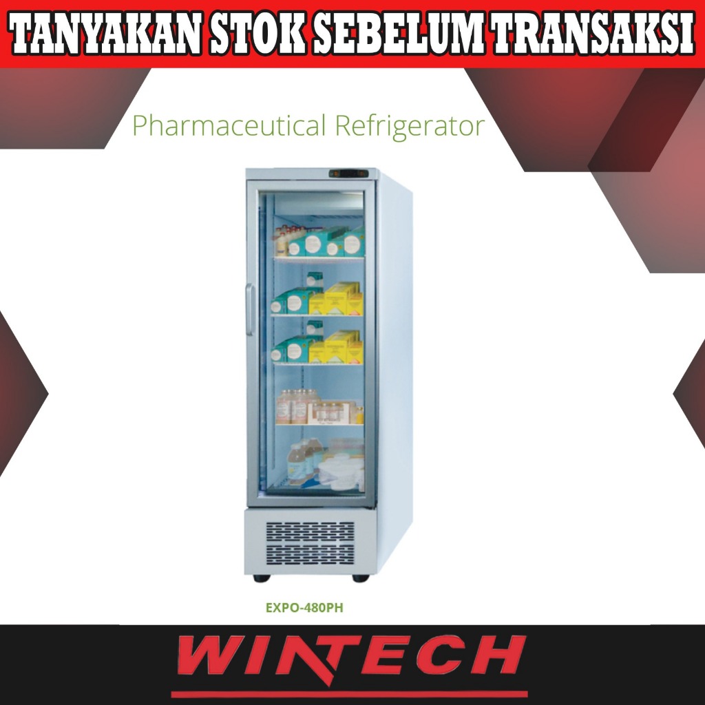 Gea EXPO-480PH Pharmaceutical Refrigerator - Kulkas Obat - Penyimpanan Obat - Kulkas Farmasi