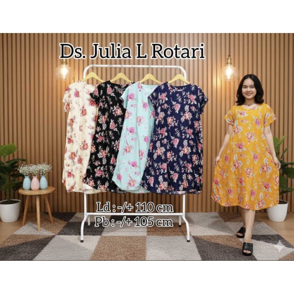 DASTER JULIA ROTARY// DASTER MURAH//DASTER RAYON// DASTER AQILAH