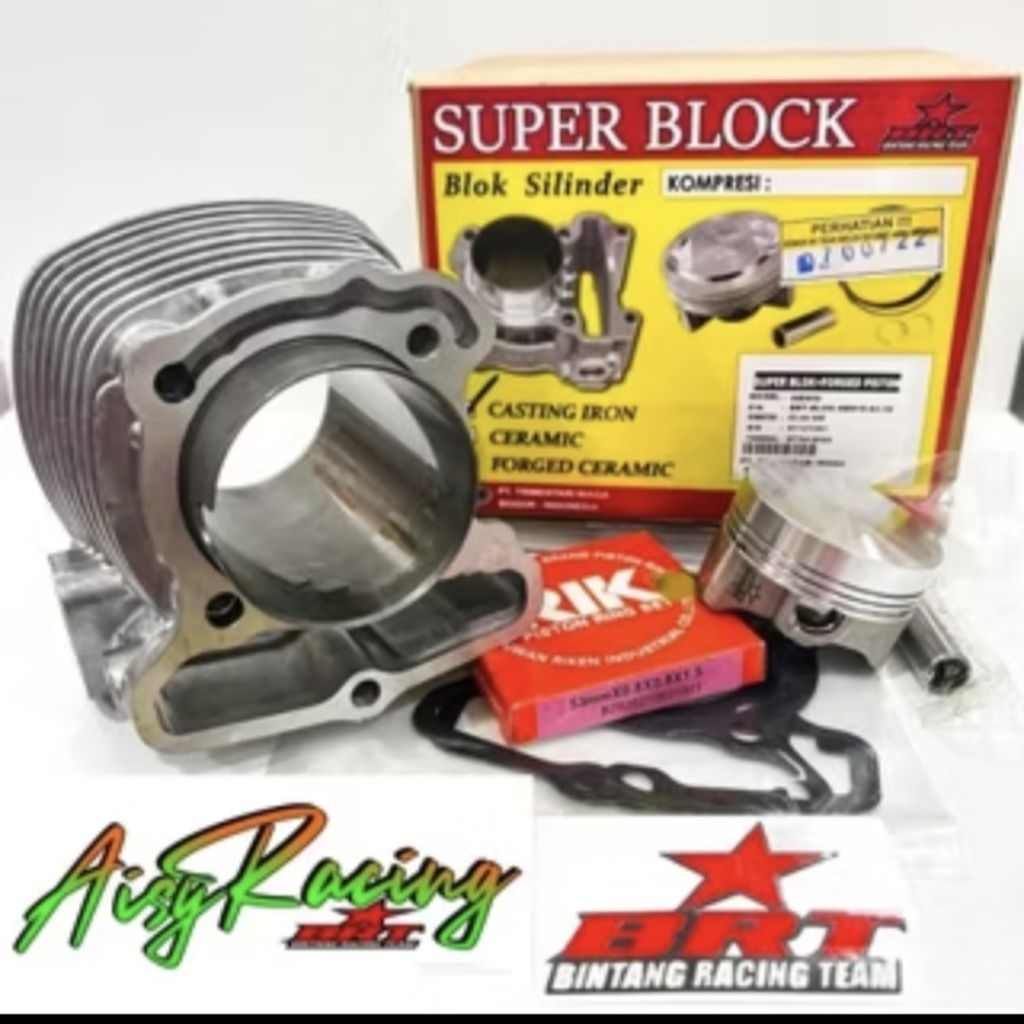 blok saher brt beat 2020-2024 ukuran piston 53