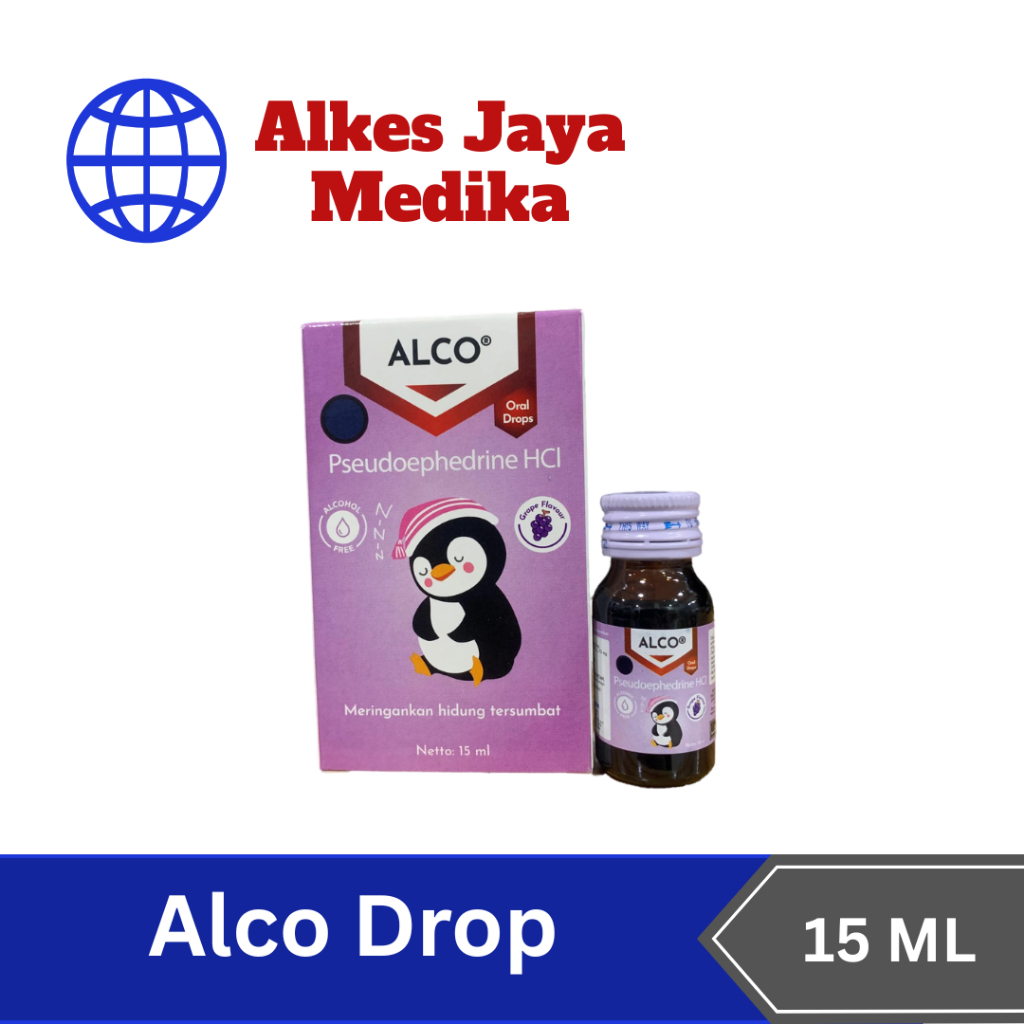 Alco Drop 15ml - Obat Flu Pilek Bayi