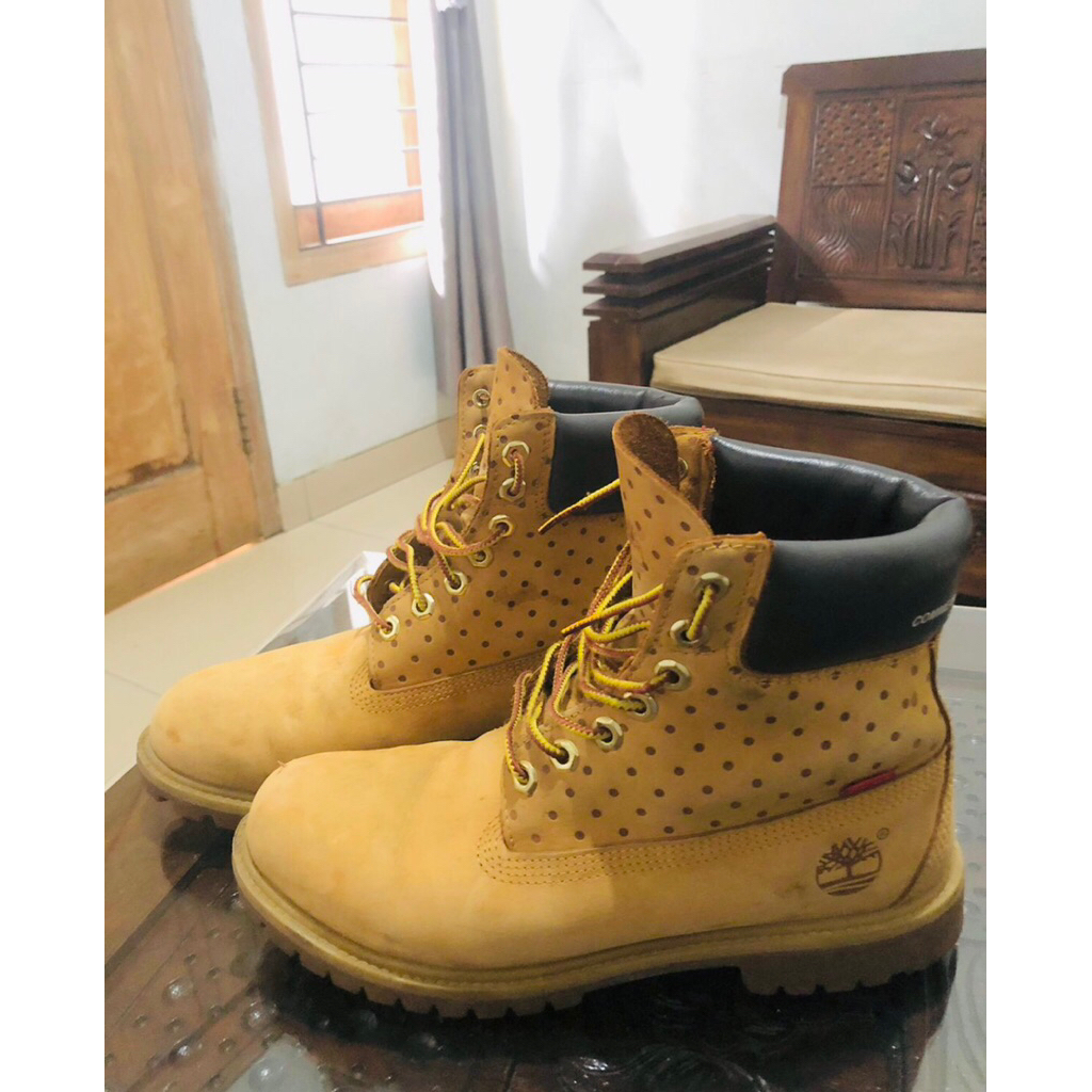 boots timberland x supreme