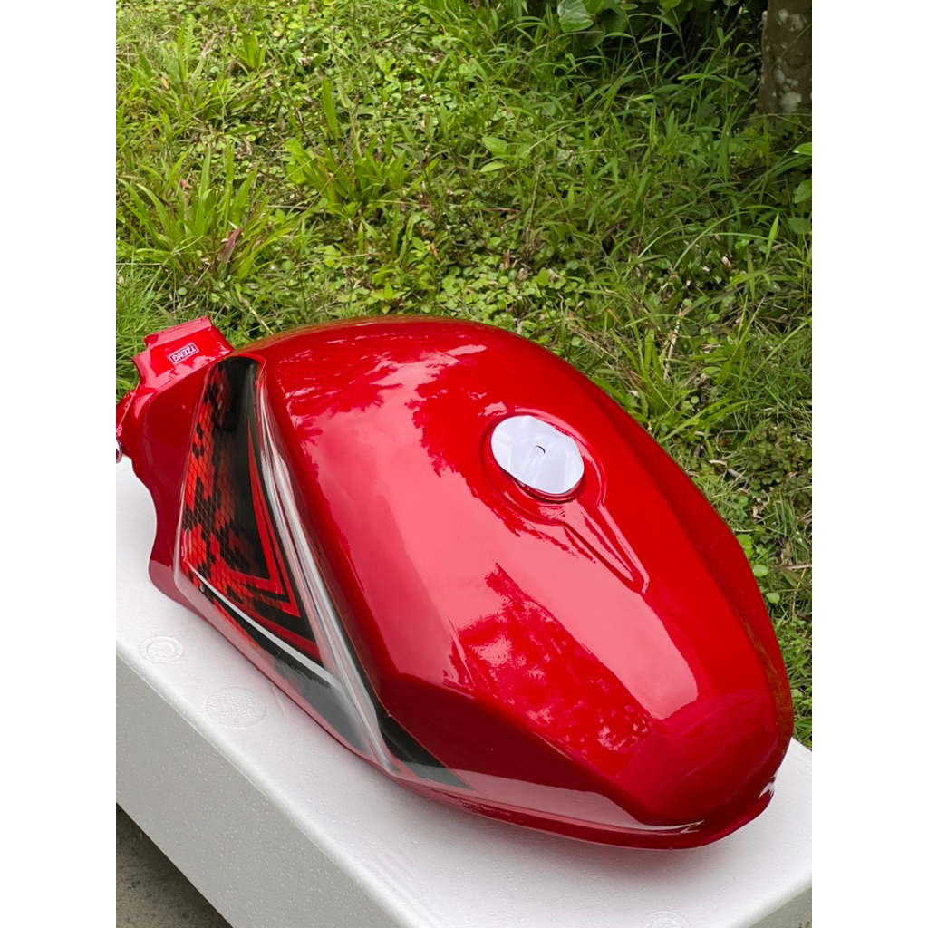 Tangki Vixion old lama 2008 2009 merah tebal banget