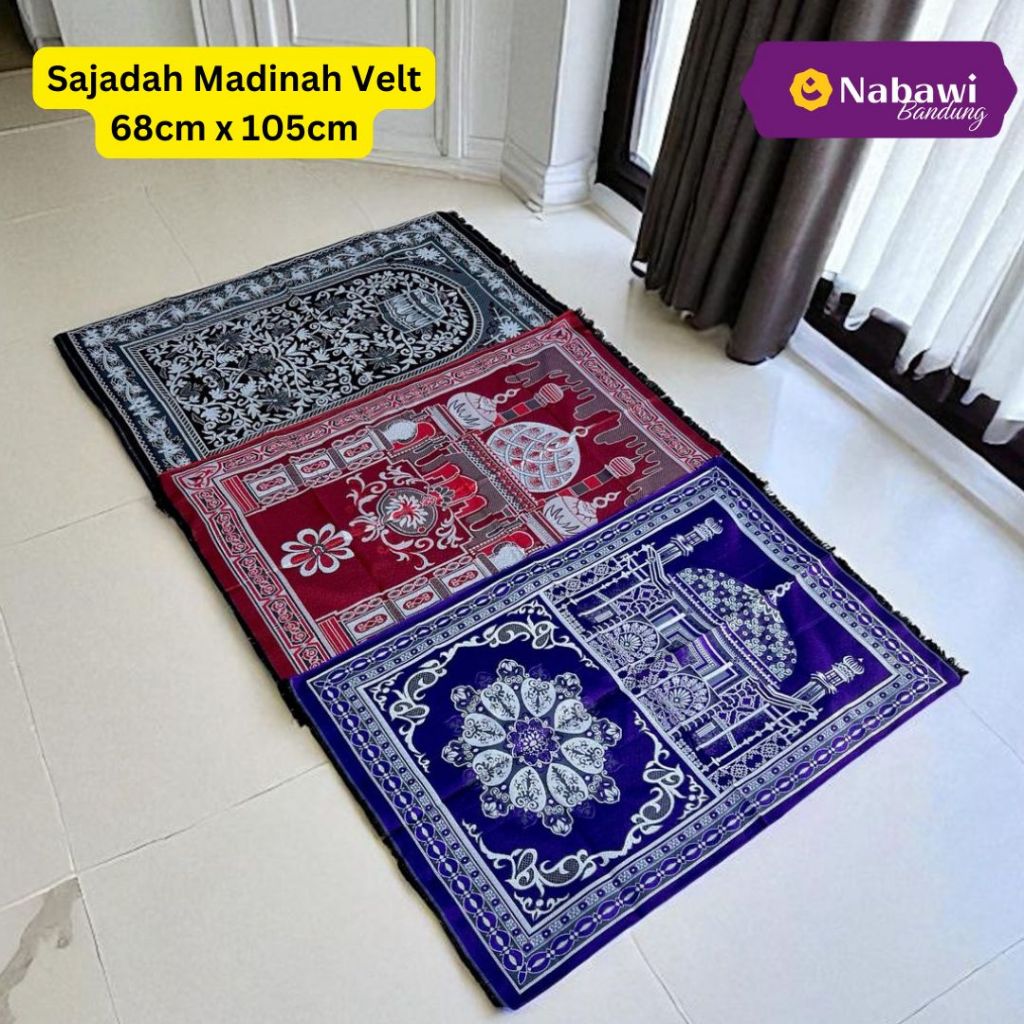Sajadah Madinah/Sajadah Traveling/Sajadah Murah/Oleh Oleh Haji & Umroh Bandung