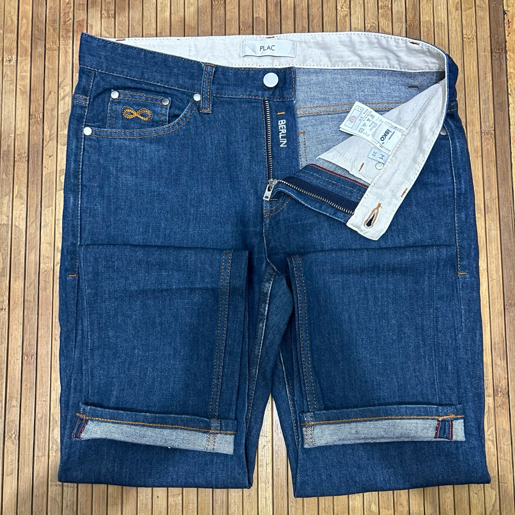 PLAC SLIM STRAIGHT RAW SELVEDGE DENIM JEANS