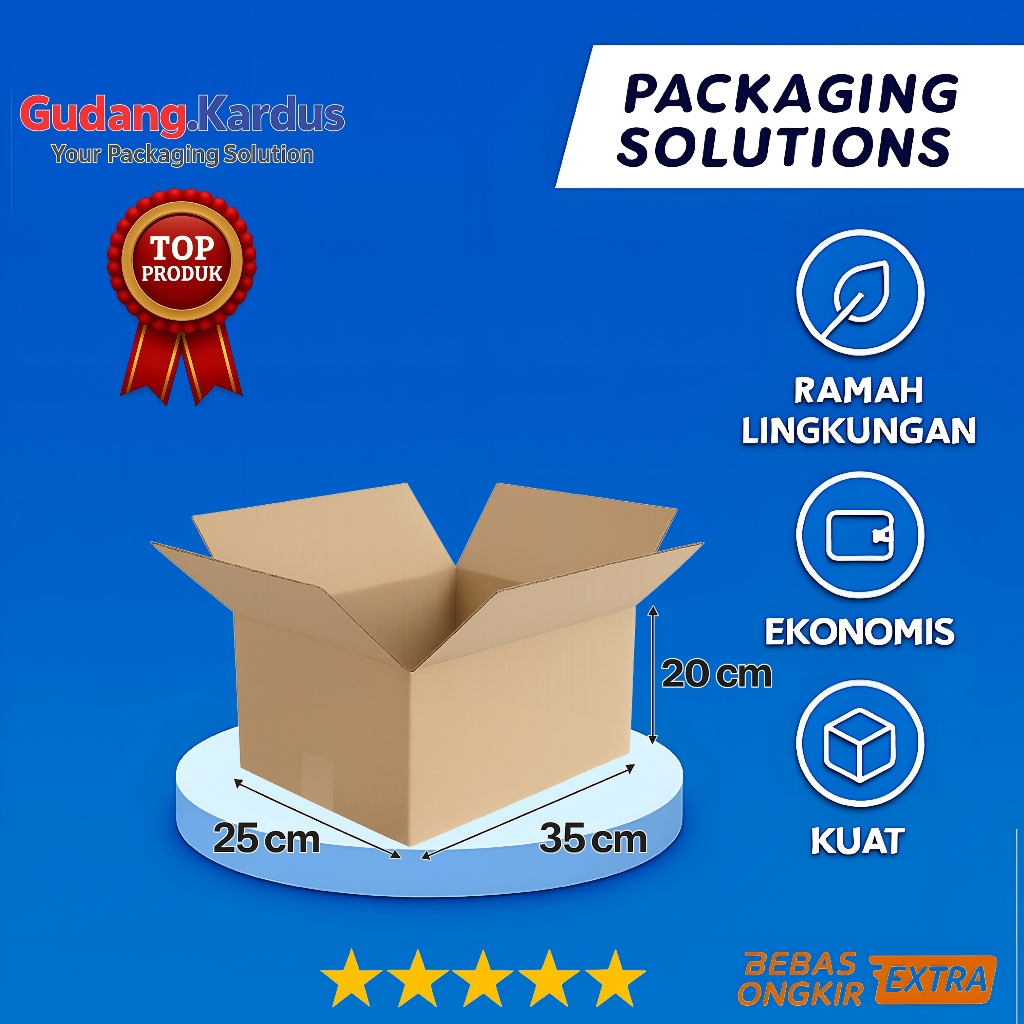 kardus packing UK 35x25x20 kardus besar kardus kecil kardus box