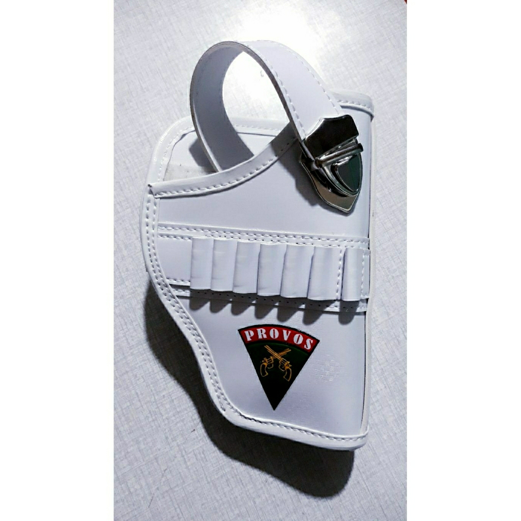 #Sarung senjata provos TNI #sarung pistol pinggang logo provos TNI