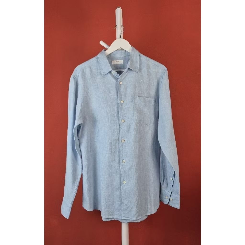 UNIQLO Kemeja Linen Pria