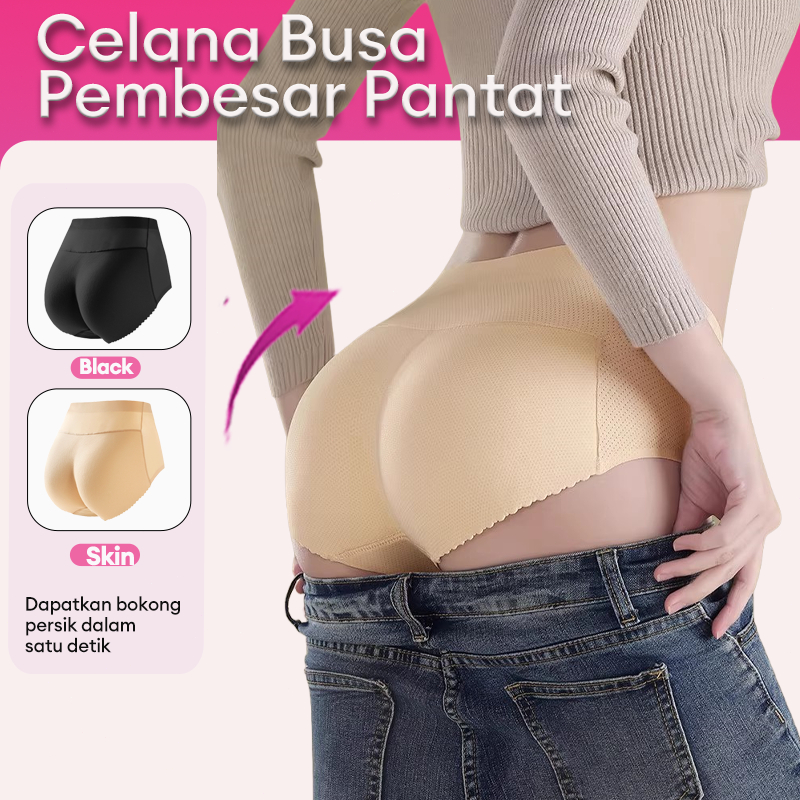 Celana Busa Pantat Pembesar Bokong CD Busa Pantat Palsu Fake Ass Underwear Celana Busa Bantalan Pant