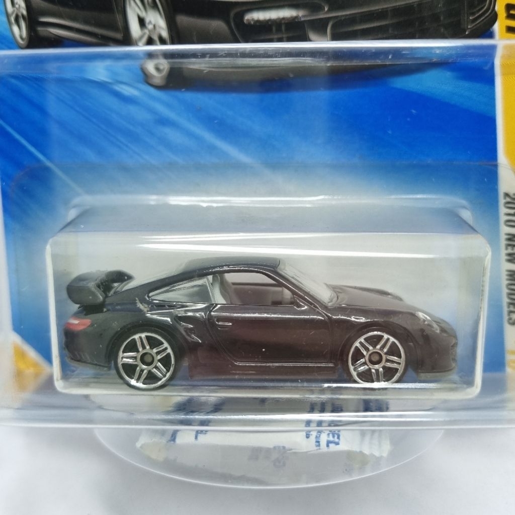 Diecast Mobil Hotwheels 1:64 PORSCHE 911 GT2 (AKTA) Hitam Black VVHTF