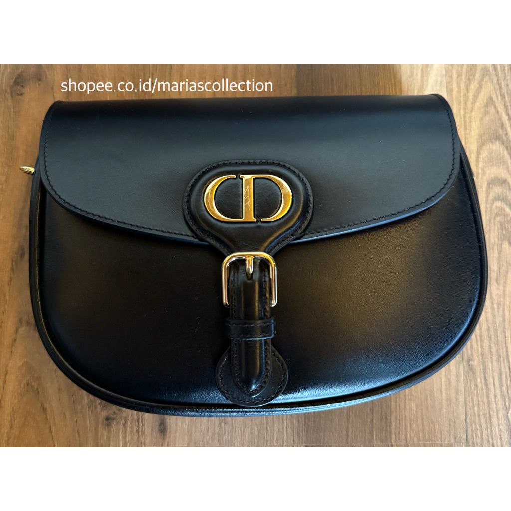 PRELOVED Authenthic Tas Bobby Dior Medium Black Calfskin ORIGINAL Beli Di Plaza Indonesia