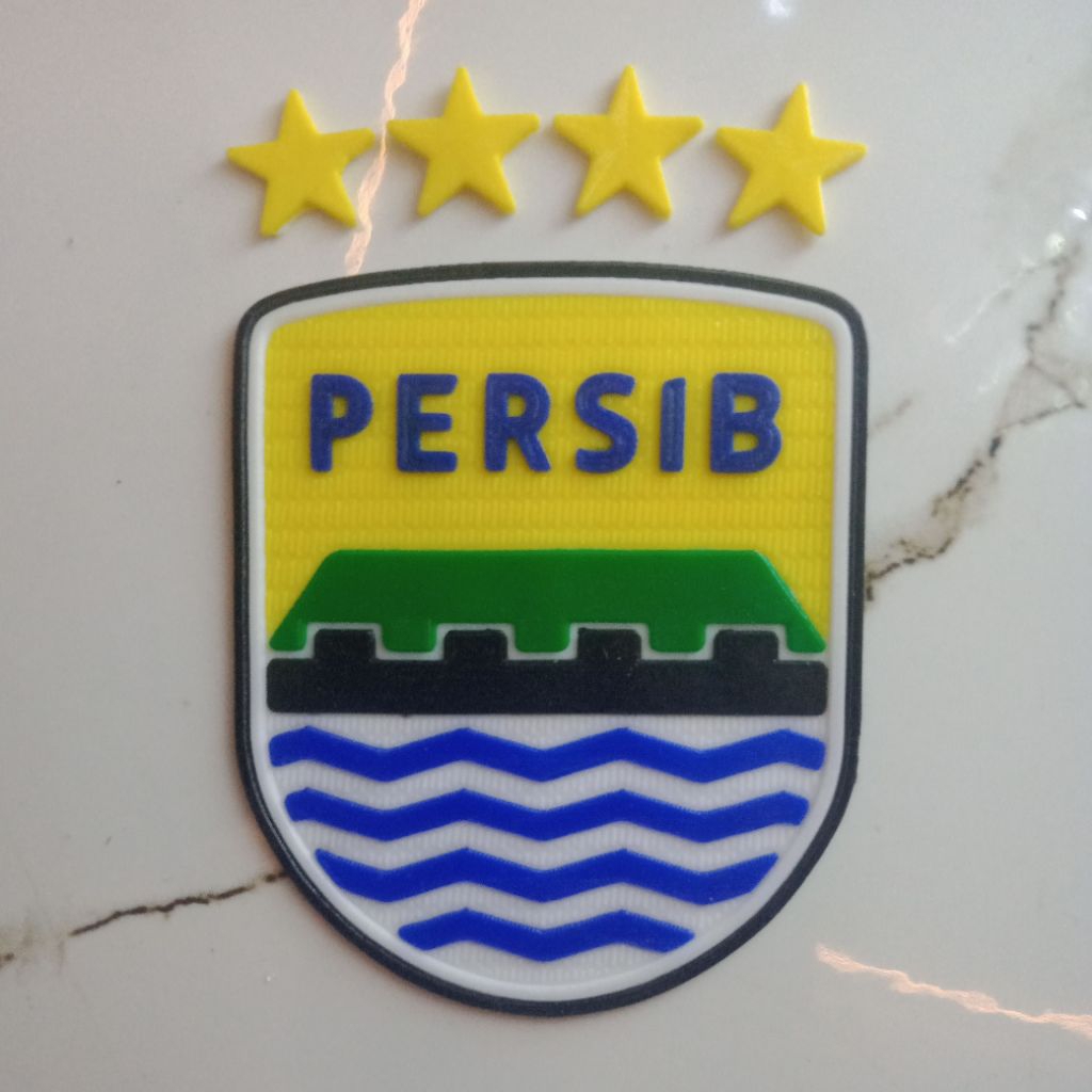 logo persib 2025 2026 patch rubber timbul
